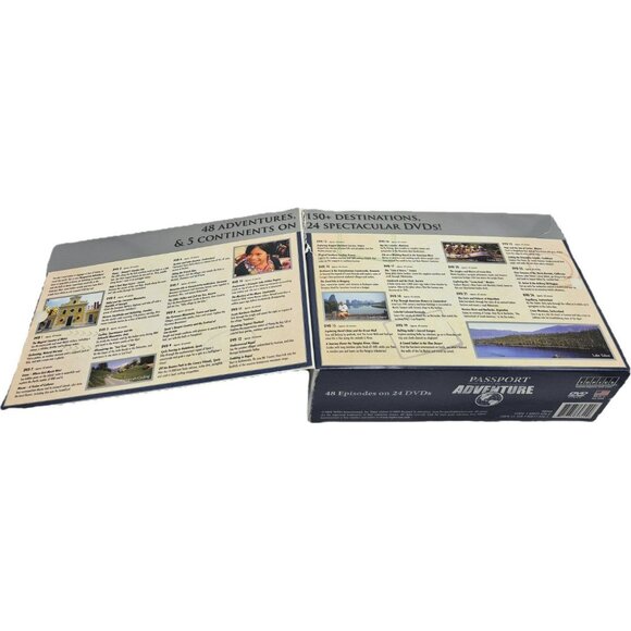 Public Television Series Passport To Adventure 24-DVD Set Complete Set 48 - Picture 3 of 16